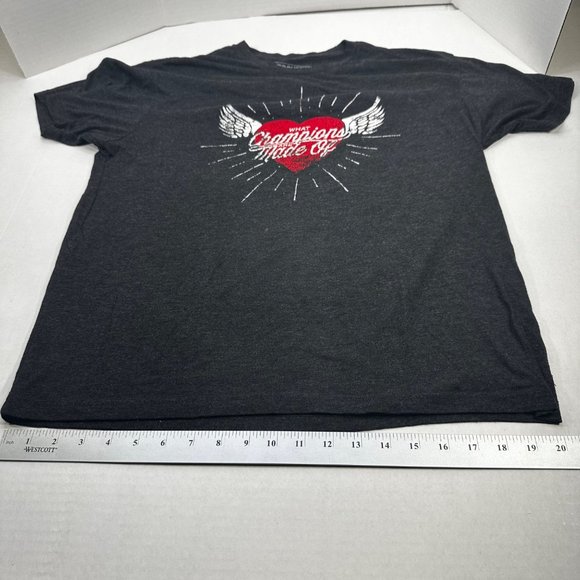 Focused Apparel Men's Size Large What Champions Are Made Of Tee Shirt Preowned - Picture 9 of 11